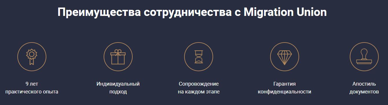 Преимущества сотрудничества с Migration Union